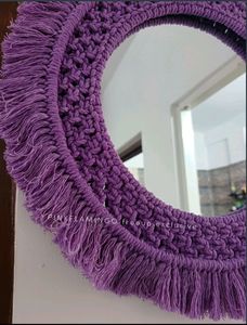 Macrame Mirror 16 Inches