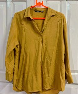 Uniqlo Mustard Button-Down