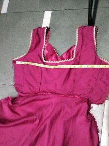 Outfit From Scratch Shartin Kurti With Organza Dup