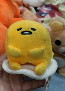 Gudetama Plush Keychain