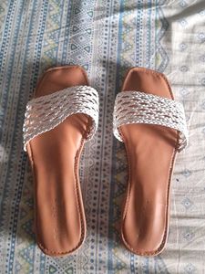Stylish White Flats