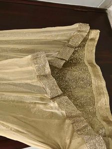 Elegant Gold Embellished Dress