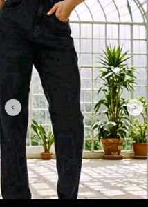 Shein NewBlack Straight Leg Jean