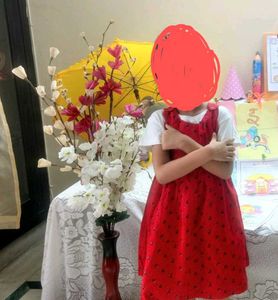 Red frock for 4-5 years old Babyhug