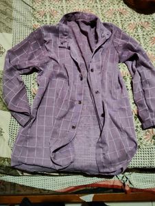 Purple Ruffle Top