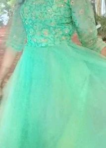 Beautiful Long Green Gown