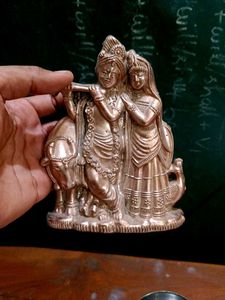 Krishna &amp; Radha Showpiece + oom