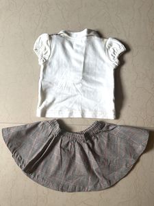 Girl&#39;s Plaid Skirt Outfit