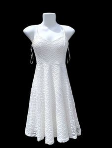 White Skater Dress
