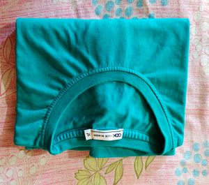 Teal Crew Neck Tee - XL