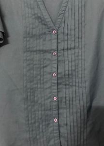 Elegant Blue-Green Blouse