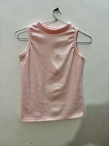 Pink Sleeveless Top