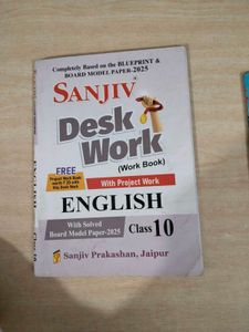 Sanjiv Class10 Deskwork Combo Offer Edition 2025