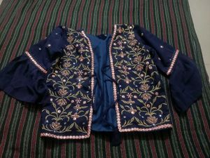 Three piece set  ( Dupatta , jacket and dress )