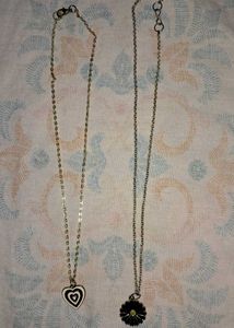 Two pendants and a choker
