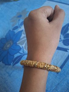 Golden standout bangle