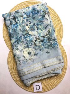 Floral Print Saree