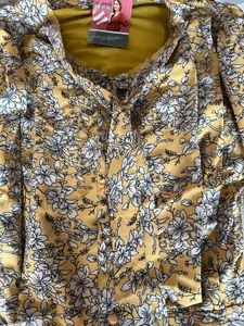 Floral Yellow Dress 36-38