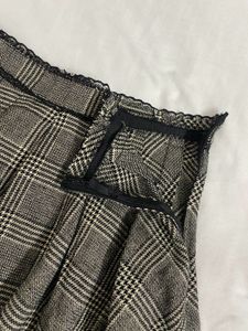 Plaid Skirt waist 28