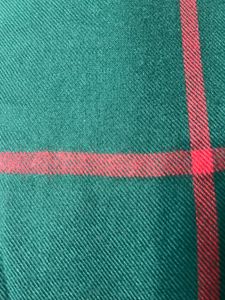 Green &amp; Red Plaid Warm Stole