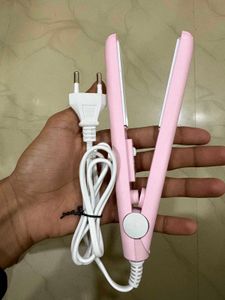 Mini Pink Hair Straightener