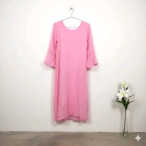 Pink Midi Dress