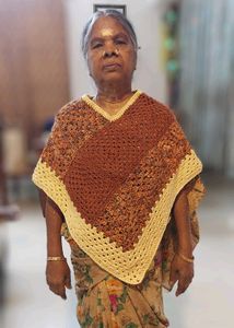 Handmade Crocheted Poncho