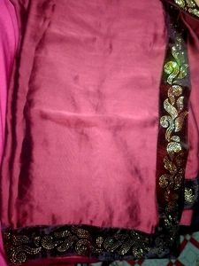 Elegant Maroon saree with Blouse