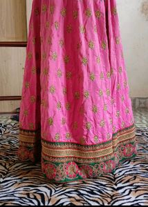 Pink Ethnic Skirt