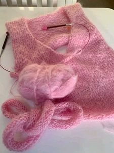 Handmade Knit Sweater Vest