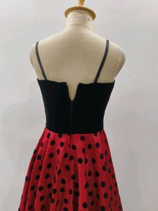 Retro Polka Dot Swing Dress