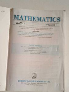 RD Sharma Mathematics Class 11