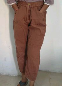 Brown Casual Trousers