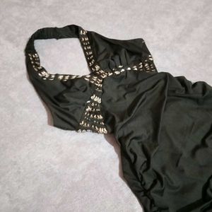 Halter Neck Mini Dress