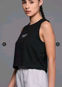 HRX Champion Black Tee For Women