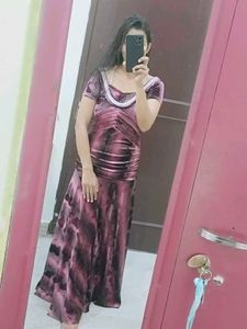 Velvet Maternity Shoot Heavy Flared Dress