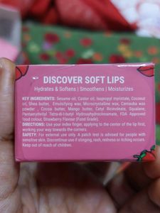 Squalane Strawberry Lip Balm