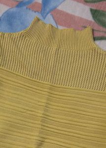 Yellow Knit Top