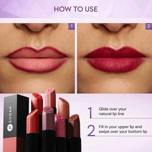 SUGARGlide Peptide Serum Lipstick-04 Cairo Crimson