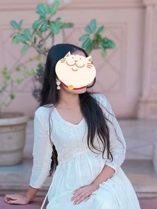 Elegant White Embroidered Dress