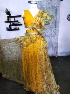 Floral Lehenga Choli Set