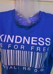 Small size Blue Kindness T-Shirt