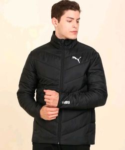 Puma Black Padded Jacket, M Size