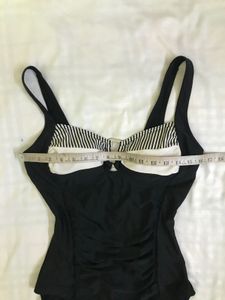 Chic Black Swimsuit/bodysuit Bust 32-34