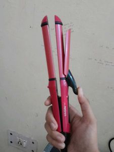 Hair Straightner With Curler