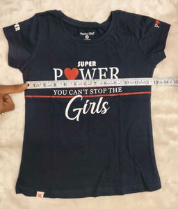 Girls Tee in Different Size And Print Price per pi