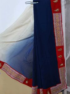 Elegant Embroidered Saree