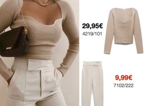 Rib Knit Sweetheart Neck Zara Top