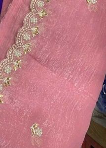Pink saree