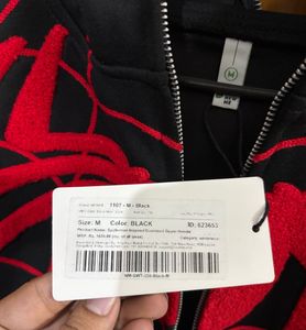 NEWME ZIP UP SPIDERMAN BLACK HOODIE M(38)